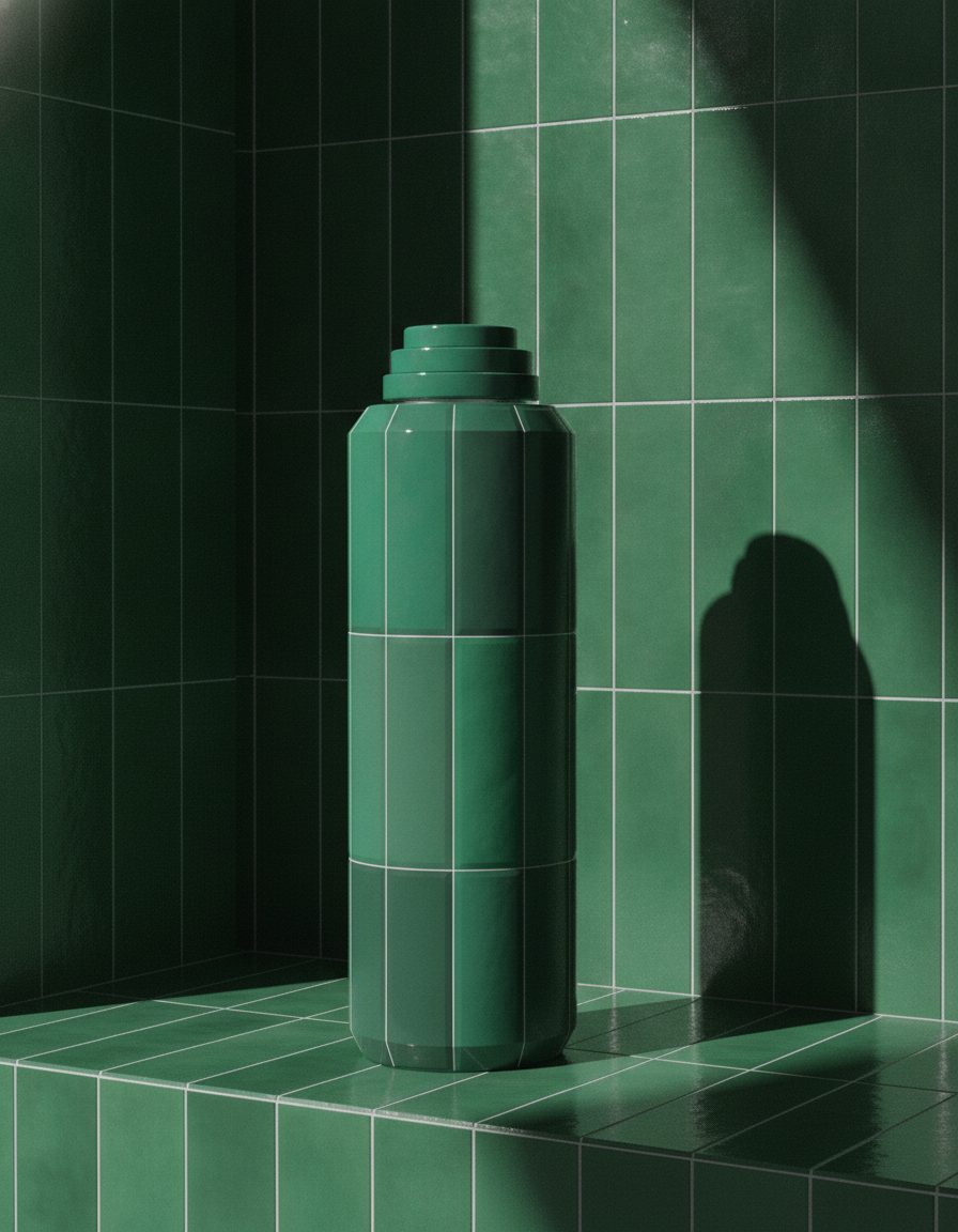 Green Subway: hand-glazed zellige tile
